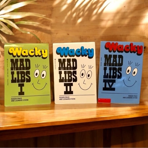 VINTAGE Mad Libs - Children’s Travel Activity Book (Set of 3) - Picture 1 of 4